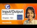 15 1 Input Output Functions Format Specifiers C Language Complete Course Happy Coding