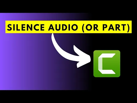 Download MP3 How to Silence Audio or Part of an Audio File in Camtasia