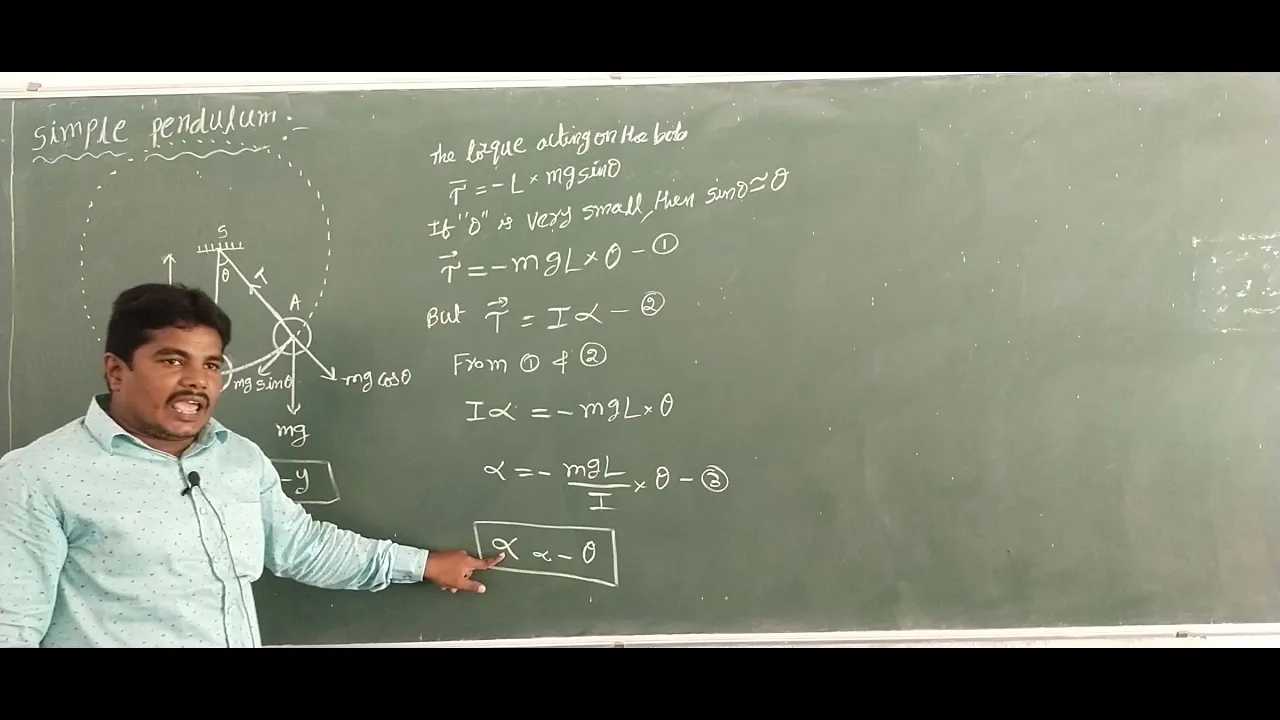 simple pendulum || equation for time period || seconds pendulum || oscillations | class11 | physics