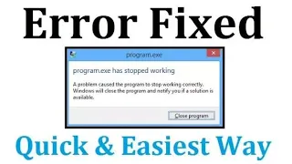 Fix Exe Has Stopped Working Windows 7 8 10 Windows Explorer Has Stopped Working Simple Way 