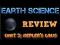 Earth Science Review 8 Astronomy Unit 3 - Kepler s 3 Laws