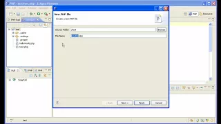 PHP Eclipse Basics I