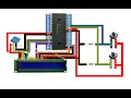 Increment and decrement a counter using 2 push buttons on LM016 LCD using PIC16F877A