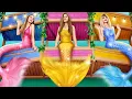 Download Lagu Kami Bangun Tempat Tidur Susun untuk Putri Duyung Kembar Tiga! Gadis Merah Muda vs Biru vs Kuning!