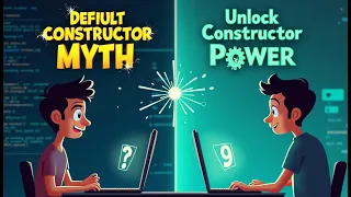 47 Java Default vs Custom Constructors Object Creation Overloading Tutorial
