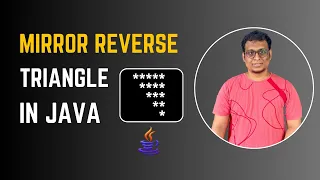Mirror Reverse Triangle Star Pattern in Java Loops Coding Pills