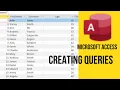 MS Access - Creating Queries Part 1 Basic queries Database queries
