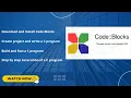 C programming Part 1 - Download and Install Code blocks