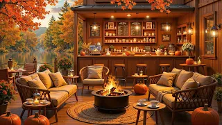 Peaceful Morning Atmosphere - Charming Jazz Melodies - Warm and Relaxing Autumn Scenery