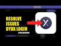 How To Resolve Login Issues On dYdX 2026 QUICK FIX