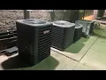 Arcoaire ICP Goodman and Lennox central air conditioners revisited at night