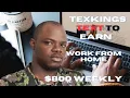 Make 800 Weekly with Texkings by doing Online text Job right from your home