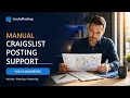 Manual Craigslist Posting Service for US Businesses How LiveAdPosting Works