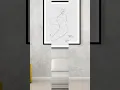 Printable Unique Minimalist Charcoal Wall Art by Taylan 8-8-24