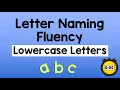 Science of Reading Letter Naming Fluency Lowercase Letters