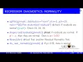 9c Regression Diagnostics in R - Normality olsrr gvlma