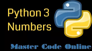 Python Tutorial Python Numbers