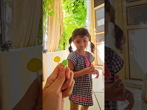 جبرنا بخاطر البيبي 🥹شو اكتر لون مصاصة بتحبوه 🥰🥰
