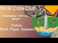 Wirral Code Club - Python