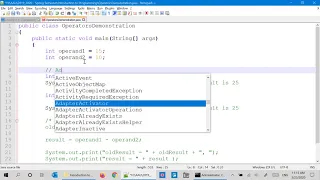Java operators operands and expressions