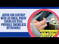 JOCHA Car Ashtray Stainless Steel Portable Smokeless Detachable