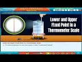 Lower and Upper Fixed Point in a Thermometer Scale Class 7 Physics
