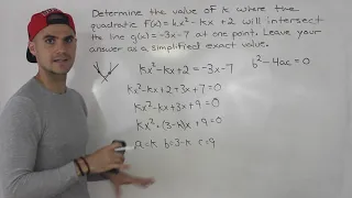 MCR3U - Quadratic Functions Mock Test 1 Thinking Question 1
