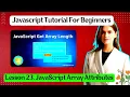 Lesson 23 JavaScript Array Attributes