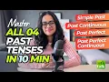 Master All 4 Past Tenses in 10 Minutes English Grammar Lesson Best Way To Learn English Tenses