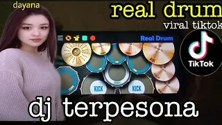 Download DJ TERPESONA AKU TERPESONA VIRAL TIKTOK COVER REAL DRUM DUA JARI MP3