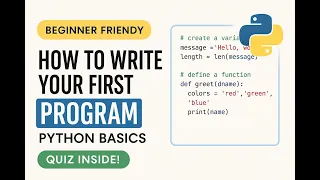 How to Name Variables in Python - Rules Best Practices Quiz for Beginners