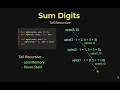 21 - Sum of Digits Using Recursion in Elixir Full Course