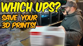 This UPS Saved my 3D Prints Which should you buy answered Vlog 13