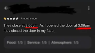 r/entitledreviews | HOW DARE THEY????