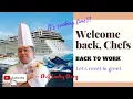 Welcome back to work chefs it s cooking time Chef Lucky Cheng
