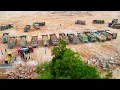 Download Lagu Wow! That's Incredible Heavy Machines Process Moving Huge Stones Landfilling Up