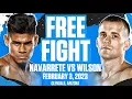 Emanuel Navarrete vs Liam Wilson FULL FIGHT