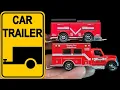 I Turned TWO Matchbox Fire Trucks Into a REAL Functional Trailer