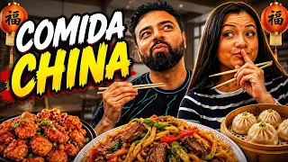 PROBANDO MUCHA COMIDA CHINA