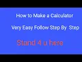 How to make a simple calculator using java Part-1