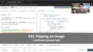 How to Solve 832 Flipping an Image on LeetCode - Javascript