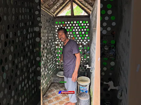 Membuat bio gas dari kotoran manusia untuk memasak