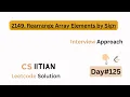 Rearrange Array Elements by Sign Leetcode Daily Challenge 2149 Rearrange Array Elements by Sign