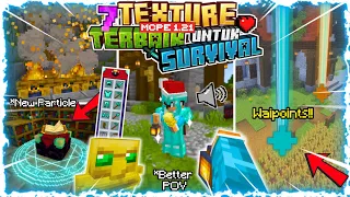 best 7 texture pack terbaru yang cocok untuk survival bedrock mcpe support 1 21 