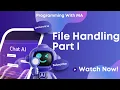 Learn Python File Handling Read Write Append Files Urdu Hindi