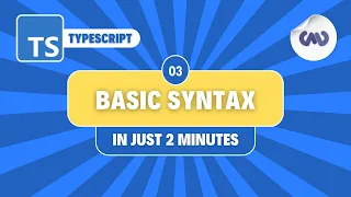 TypeScript Tutorial Basic Syntax and Types in Just 2 Minutes