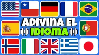 Adivina El PAÍS Por Su IDIOMA😀🎶Adivina El IDIOMA Por El Audio🎶Mexico💚Argentina💙Adivina El País🎶❤️
