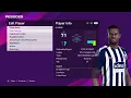 Cedric Kipre face e football pes 2020 West Bromwich Albion