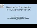 Lecture Unit 3 embedded C programming