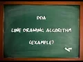 DIGITAL DIFFERENTIAL ANALYZER DDA Algorithm Computer Graphics
